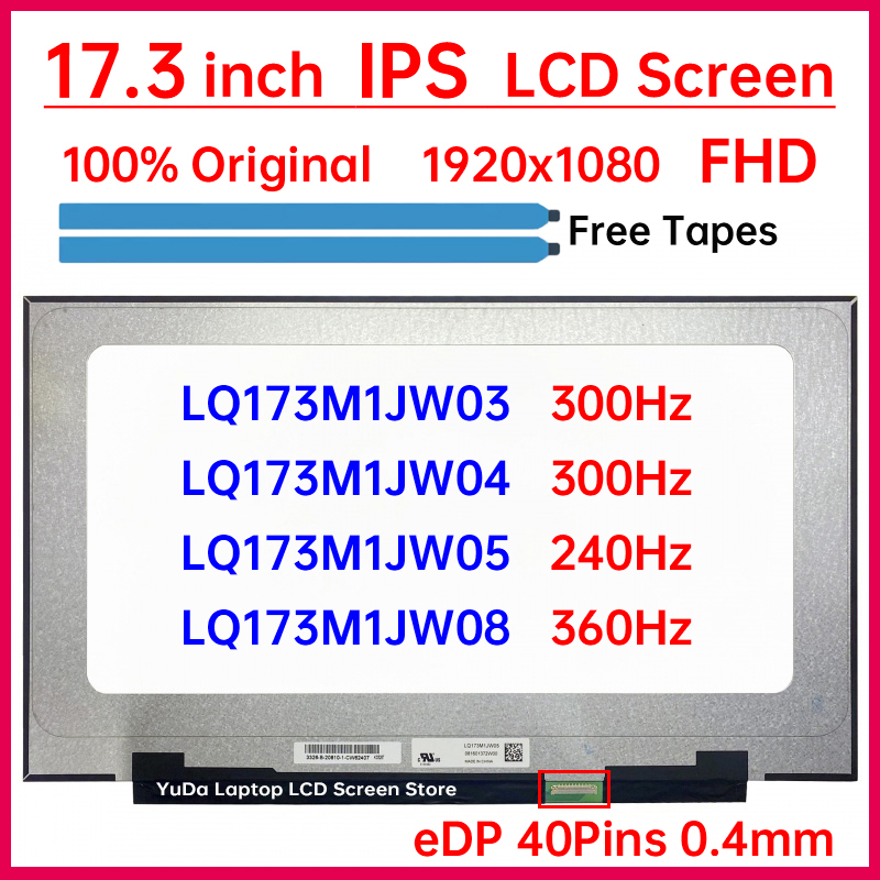 Pc Gaming Asus - 17.3 Inch Laptop LCD Screen LQ173M1JW03