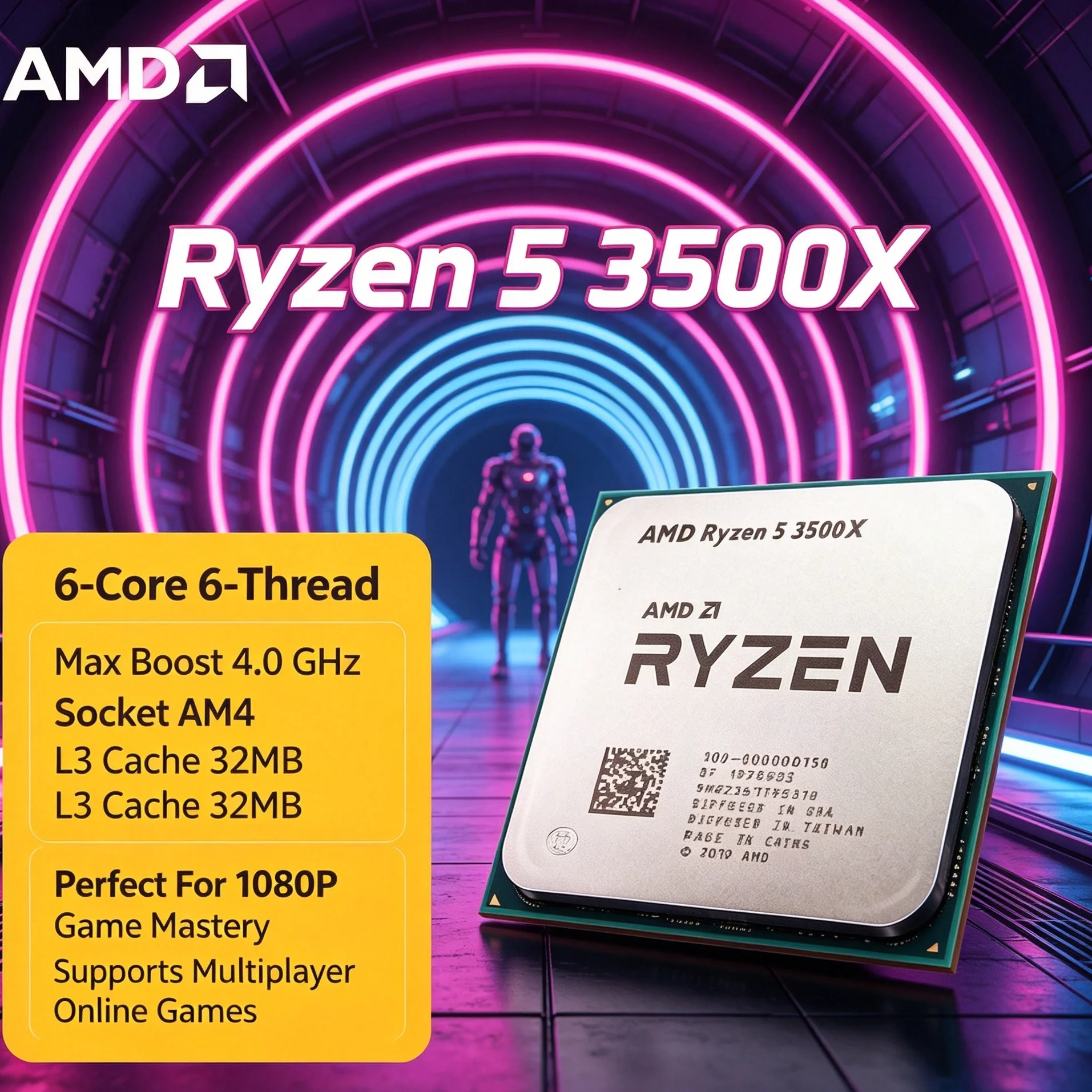 Pc Gaming Amd Ryzen 5 - AMD Ryzen 5 3500X Desktop CPU