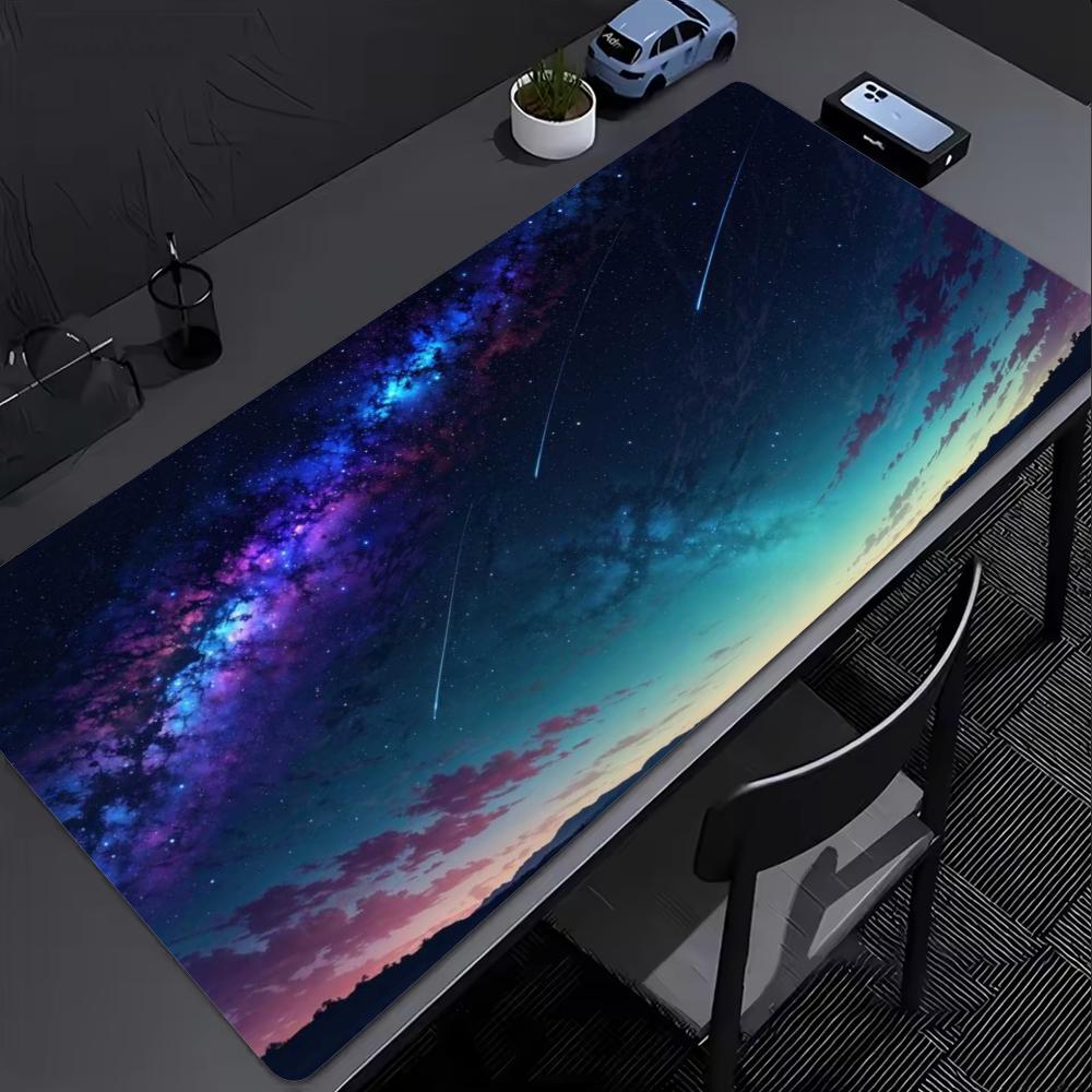 Pc Gaming Cloud Free - Large Mousepad Sunset Starry Clouds Mousepads