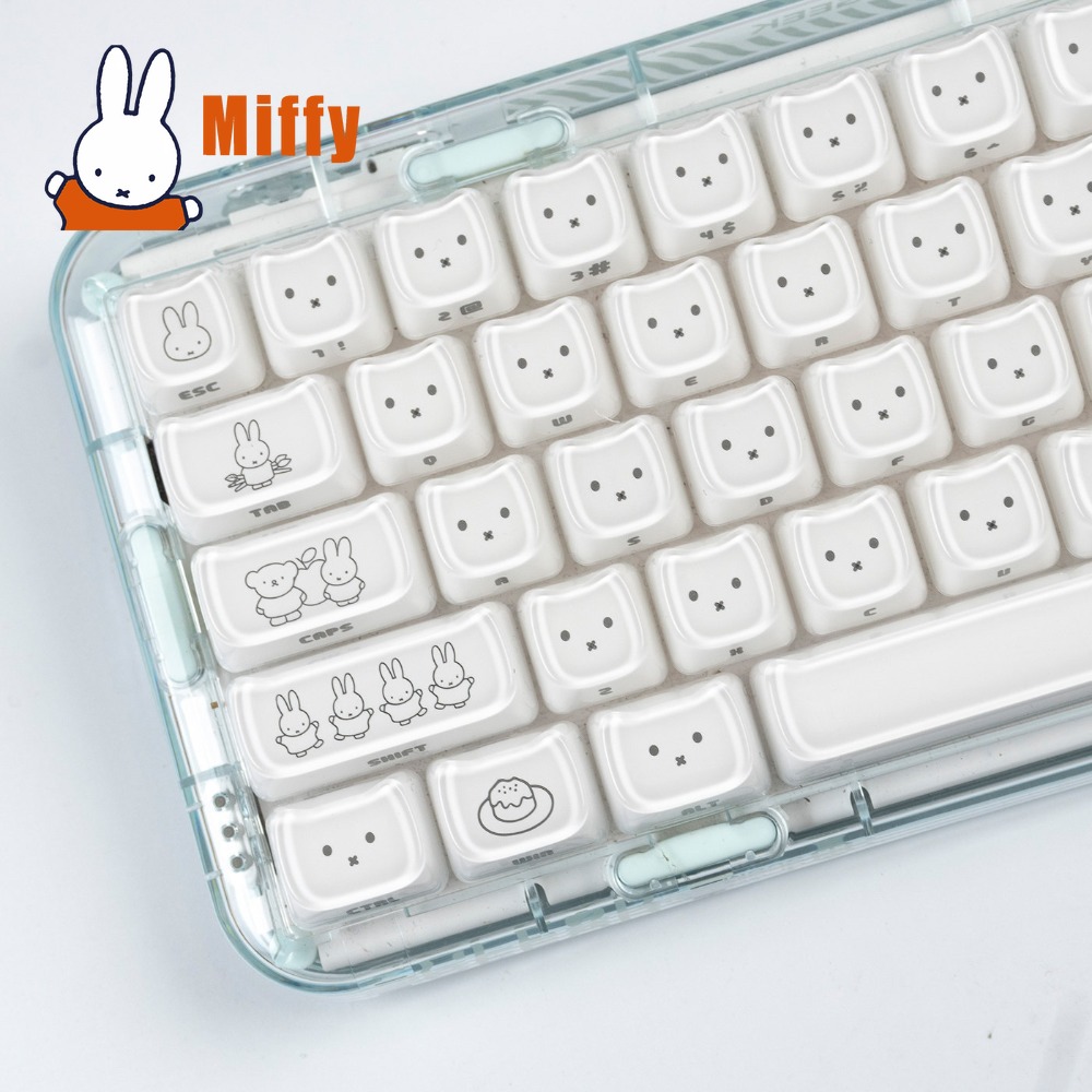 Kawaii Miffy Keycaps Cute Rabb - Pc Gaming Jumbo review and price