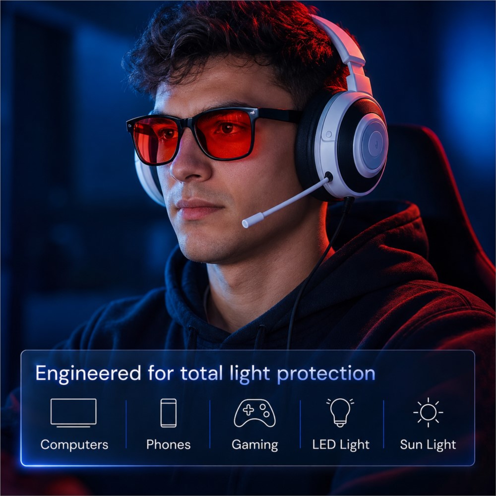 Advanced Blue Light Blocking G - Gaming Glasses Blue Light review and price