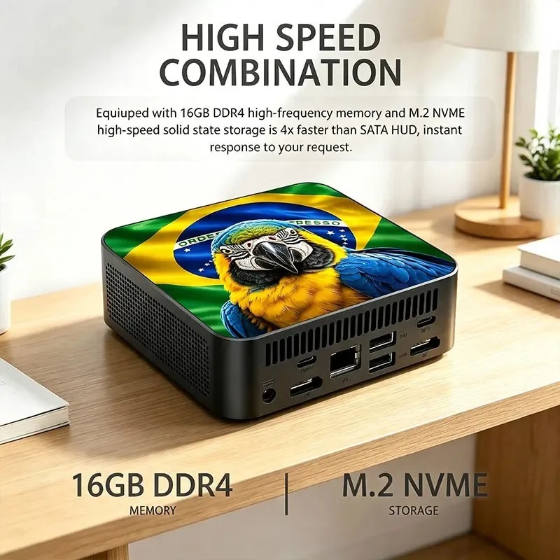 Mexico Brazil Flag Mini PC Int - Pc Gaming Ddr3 review and price