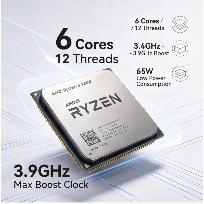 AMD Ryzen 5 2600 R5 2600 3.4GH - Pc Gaming Amd Ryzen 5 review and price