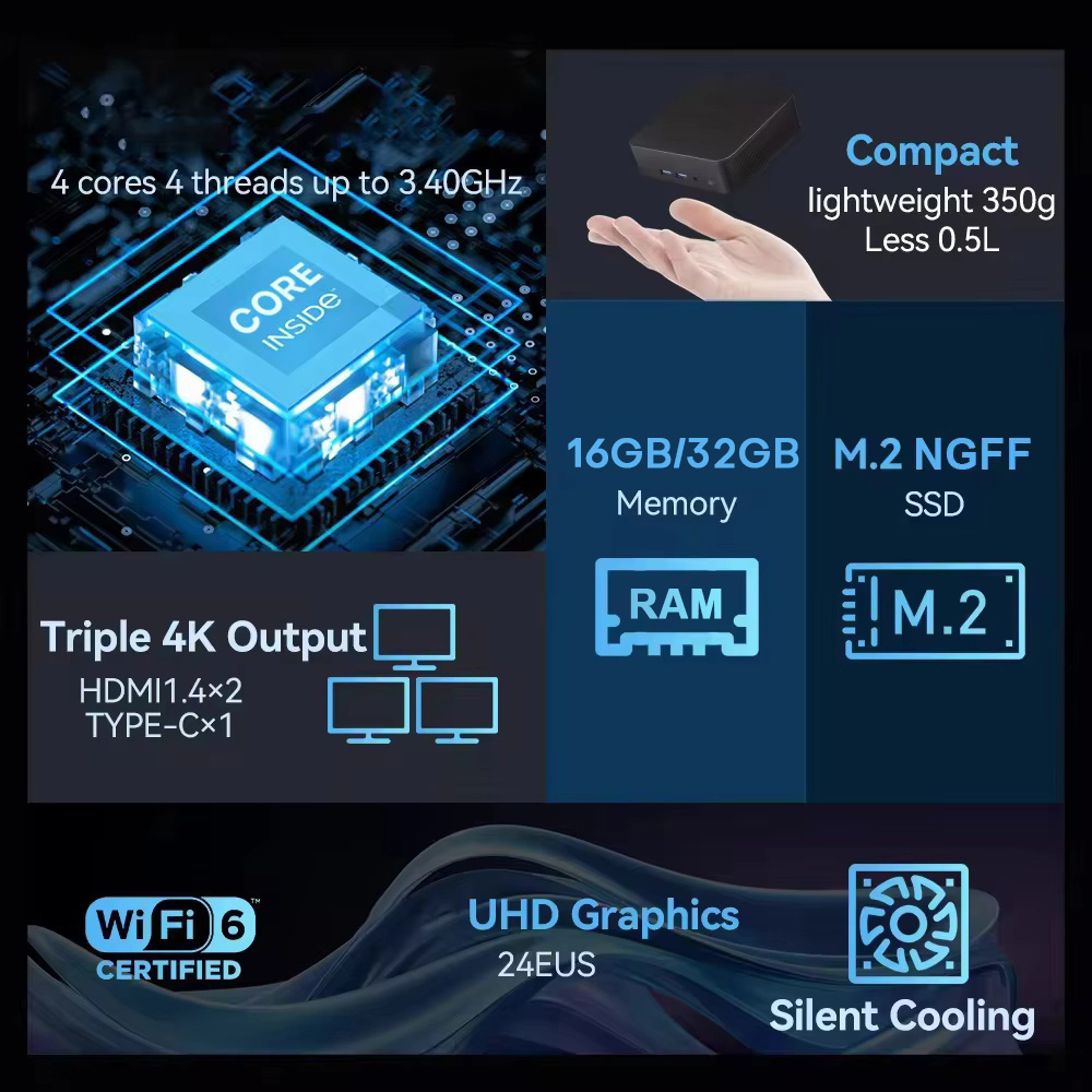 2026 Intel N150 Mini PC Protab - Pc Gaming Jumbo review and price