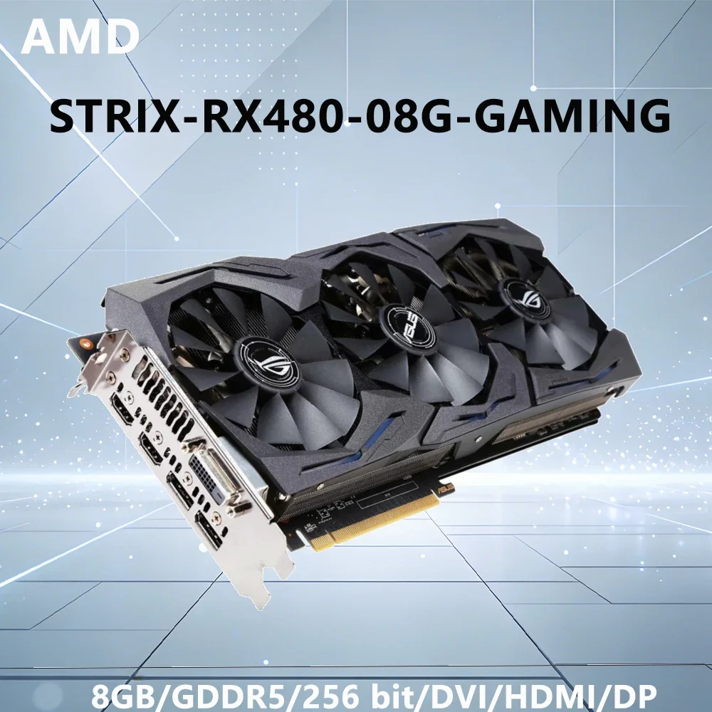AMD RX 480 8G GPU ASUS STRIX-R - Pc Gaming Vr review and price