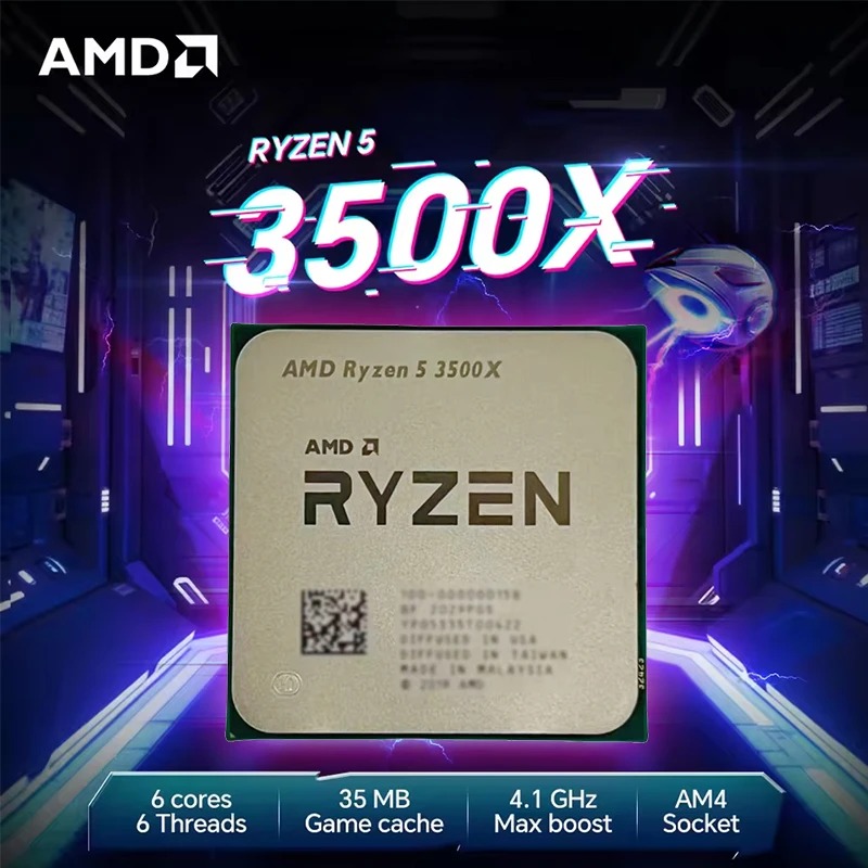 AMD Ryzen 5 3500X Desktop CPU  - Pc Gaming Amd Ryzen 5 review and price