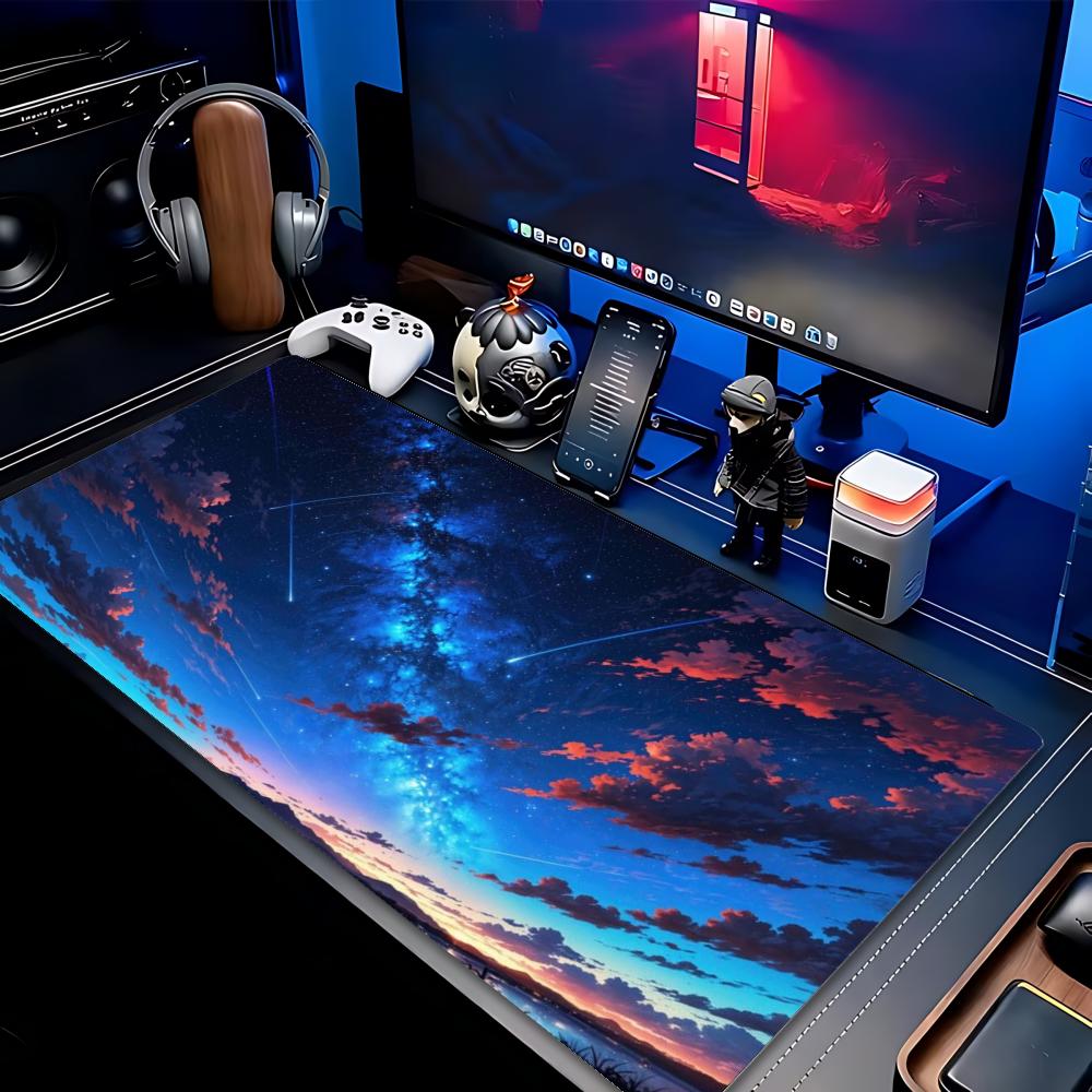 Large Mousepad Sunset Starry C - Pc Gaming Cloud Free review and price