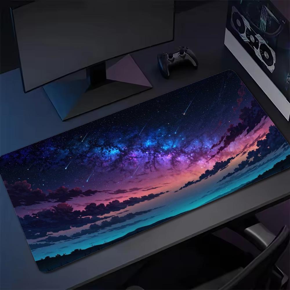 Large Mousepad Sunset Starry C - Pc Gaming Cloud Free review and price