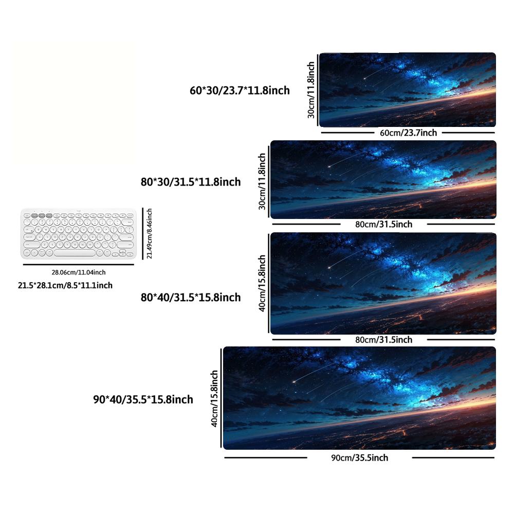 Large Mousepad Sunset Starry C - Pc Gaming Cloud Free review and price