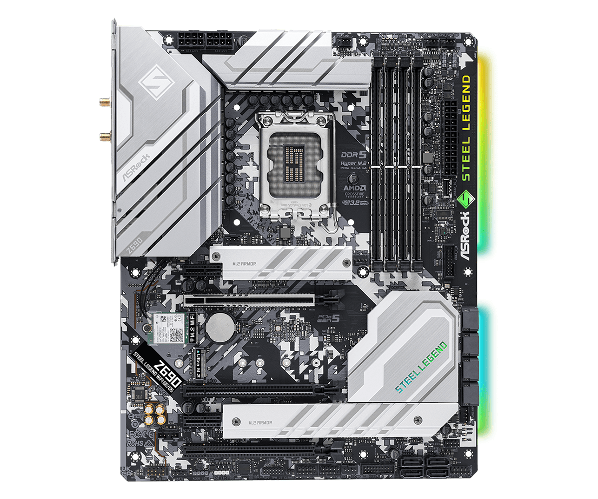 Z690 LGA1700 Motherboard ASROC - Pc Gaming Ddr5 review and price