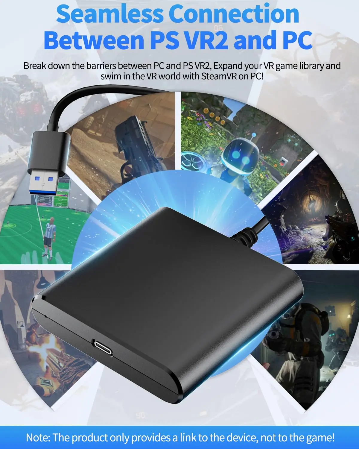 AOLION VR2 PC Adapter for PS5  - Pc Gaming Vr review and price